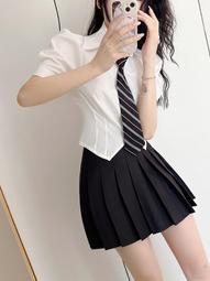 技師工作服 女生短袖西裝套裝 收腰顯瘦酒店前臺工裝 足療店養生工衣 兩件式套裝 西裝外套 西裝裙 西裝上衣 西裝 歷史價格詳細信息