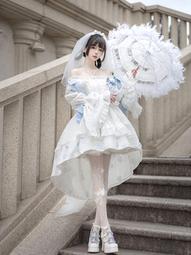 在逃公主裙疊穿繡花馬夾輕奢高級感襯衫裙子溫柔風初戀白色連衣裙-羊城故事 歷史價格詳細信息
