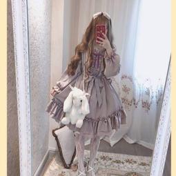 洛麗塔原創魚骨顯瘦星河祈愿lolita超閃仙氣水母女拖尾藍色連衣裙 歷史價格詳細信息