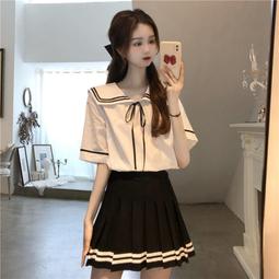 2023新款少女學院風JK制服純欲連衣裙子迪士尼穿搭兩件套裝女春秋 歷史價格詳細信息