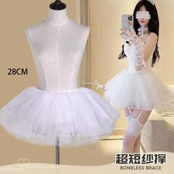 日常cos裙撐暴力軟紗無骨lolita洛麗塔半身裙襯裙蓬蓬短A字款內襯 歷史價格詳細信息