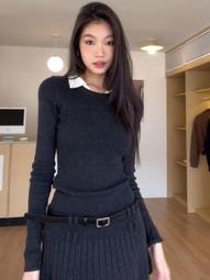 假兩件襯衫領奧粒絨衛衣秋冬季男士加絨加厚保暖雙面絨拼色打底衫【zero潮流屋】 歷史價格詳細信息