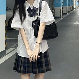 夏季套裝女學生韓版寬松日系少女開衫短袖襯衣+蛋糕半身裙兩件套【2021火熱上新】 歷史價格詳細信息