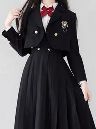 JK護奶背帶裙兩件套裝少女大童春裝比賽表演初中學生禮服連衣裙子 歷史價格詳細信息