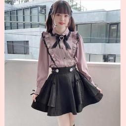 地雷系 地雷系洋裝 地雷系衣服 領結日系珍珠愛心雙層蝴蝶結領結Lolita穿搭別針黑色 T8OO-滿599免運 歷史價格詳細信息