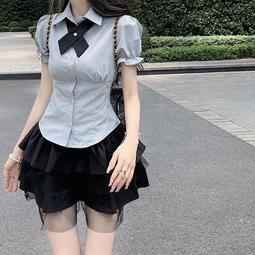 新款jk針織 V領 徽章 馬甲 背心 學生 毛衣襯衫兩件套裝 學生制 針織馬甲 歷史價格詳細信息