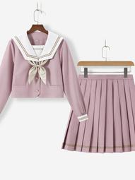 日系JK制服長袖刺繡赤二本軟妹服不良黑色水手服學生裝中間服套裝 歷史價格詳細信息