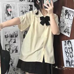 甜美日系JK娃娃領襯衫女學生Lolita小清新學院風寬松長袖打底夏秋 歷史價格詳細信息