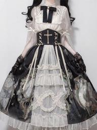 原創洛麗塔日常中華風新年戰袍紅色過年拜年服聖誕節Lolita連衣裙 歷史價格詳細信息