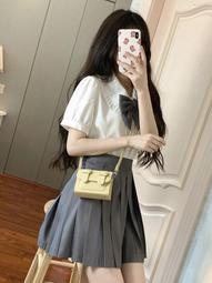 夏季娃娃領短袖襯衫女裝夏裝2023年新款時尚女士襯衣氣質打底上衣-格林賣場 歷史價格詳細信息