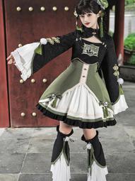 原創洛麗塔日常中華風新年戰袍紅色過年拜年服聖誕節Lolita連衣裙 歷史價格詳細信息