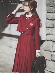 原創護奶裙秋季Jk制服套裝大碼日系連衣裙學院風班服長款百褶裙女 歷史價格詳細信息