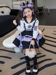正品庫洛米洛麗塔女小童公主裙夏季cos服卡通蓬蓬裙迪士尼連衣裙 歷史價格詳細信息
