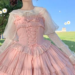 白糖少女{現貨}~日系軟妹Lolita洛麗塔可調節百搭魚骨撐暴力裙撐 歷史價格詳細信息