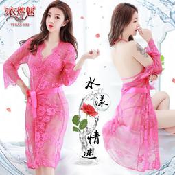 《YIRAN MEI》迷情愛戀！蕾絲緹花小蓋袖透膚睡衣﹝粉﹞ 歷史價格詳細信息