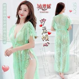 《YIRAN MEI》迷情愛戀！蕾絲緹花小蓋袖透膚睡衣﹝粉﹞ 歷史價格詳細信息