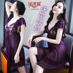 《YIRAN MEI》迷情愛戀！蕾絲緹花小蓋袖透膚睡衣﹝粉﹞ 歷史價格詳細信息