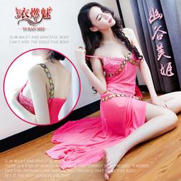 《YIRAN MEI》水漾情迷！三點式輕透裸肌細膩蕾絲睡袍組﹝玫紅﹞ 歷史價格詳細信息