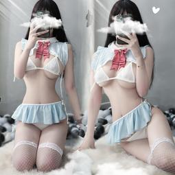 小白兔情趣內衣 角色扮演軟萌兔女郎 白色絨毛兔耳朵帽子比基尼組 台灣現貨- 愛衣朵拉C012 歷史價格詳細信息