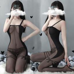 情趣吊帶襪 歐美情趣內衣 連身細帶直紋貓裝網衣 歷史價格詳細信息