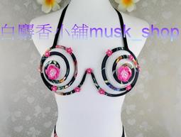 單一尺寸F-黑色極度誘惑網紗抽皺繞頸綁帶W鋼圈露咪咪-711＊白麝香小舖＊全新MURENA夢漣娜性感系列 歷史價格詳細信息