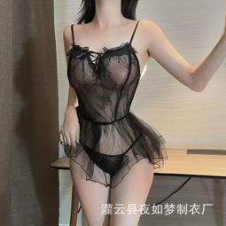 情趣內衣 情趣制服 情趣內衣性感透視學生白襯衫領繩蝴蝶結制服誘惑英倫格子百褶短裙 歷史價格詳細信息