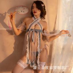 情趣內衣 情趣制服 情趣內衣性感透視學生白襯衫領繩蝴蝶結制服誘惑英倫格子百褶短裙 歷史價格詳細信息