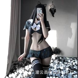 可愛三點式學生水手服套裝性感火辣情趣睡衣內衣角色扮演情趣角色服 歷史價格詳細信息