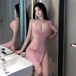 情趣内衣 情趣網衣 性感内衣紅辣椒新款透視內衣鏤空抹胸包臀裙點鉆情趣性感誘惑連體網衣批發 歷史價格詳細信息