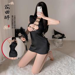 性感情趣睡衣 性感旗袍制服 古風情趣內衣 Cosplay 角色扮演服 情趣內衣性感復古開叉制服旗袍綁帶床上激情大尺碼套裝 歷史價格詳細信息