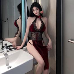 《愛網購》~PE12934~性感睡衣套裝睡裙情趣內衣深V蝴蝶結吊帶新款國潮風漢服敦煌飛天情趣內衣性感睡衣角色扮演 歷史價格詳細信息