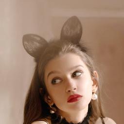 【限時下殺12.9】情趣貓耳朵頭飾女耳發箍狐貍發夾cos貓咪兔夾子發飾情趣發卡內衣 歷史價格詳細信息