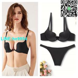 【小楊嚴選】（內衣套裝）前扣內衣 性感蕾絲內衣女 小胸集中爆乳 厚薄杯 歷史價格詳細信息