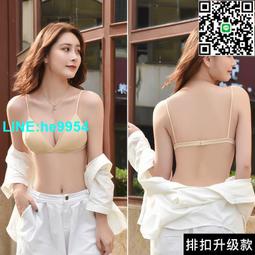 【小楊嚴選】抹胸內衣少女性感無痕隱形小胸聚攏防下垂夏薄款無肩帶文胸無 歷史價格詳細信息