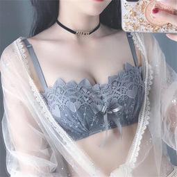 【限時下殺1.3】內衣女士小胸聚攏無鋼圈調整型收副乳防下垂新款2023蕾絲文胸套裝 歷史價格詳細信息