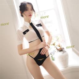 女警 制服 團體表演角色扮演變裝派對 藍色深V爆乳兩截式露腰前綁式短上衣短裙套裝- 愛衣朵拉C115 歷史價格詳細信息