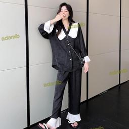 睡衣高級感女冰絲春秋長袖年新款網紅愛心夏季薄款學生家居服 歷史價格詳細信息