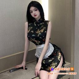 【限時下殺】性感情趣內衣服旂袍2024新款睡衣透明制服激情誘惑床上套裝小胸男 歷史價格詳細信息