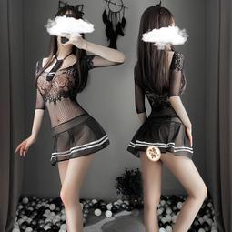 情趣內衣性感睡裙網紗透視學生制服套裝超短裙制服網衣套裝 歷史價格詳細信息
