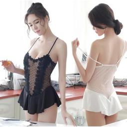 性感蕾絲吊帶連身睡衣三色任選4件 歷史價格詳細信息