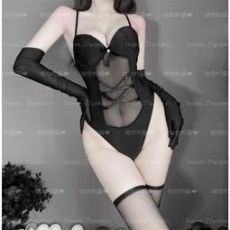 兔女郎情趣內衣角色扮演性感內衣性感兔女郎綁帶開檔連體衣小胸純欲透視情情趣內衣制服套裝情趣內衣『HD13083』-星飛優選 歷史價格詳細信息