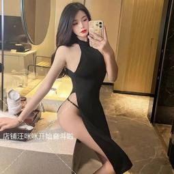 情趣內衣大尺碼 情趣旗袍 薄紗透視 免脫開檔 鏤空露乳 秘書服套裝 性感睡衣 蕾絲網紗睡衣 情趣角色服 歷史價格詳細信息