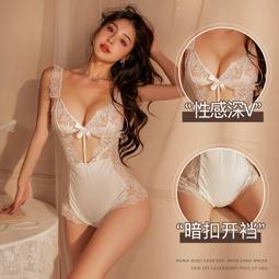 【八號館】蕾絲連體三點情趣內衣掛脖睡衣性感吊帶衣女騷深V鏤空緊身衣情趣內衣性感睡衣角色扮演．PD11096 歷史價格詳細信息