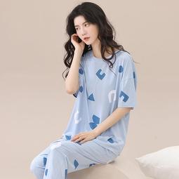 睡衣 春秋甜美可愛長袖韓版冰絲夏季薄款寬鬆真絲性感家居服套裝XDY超夯 正品 活動 優惠 歷史價格詳細信息
