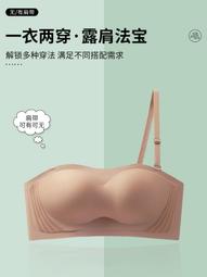 抹胸無肩帶內衣女小胸聚攏防滑薄款無鋼圈裹胸罩美背隱形胸罩後扣 歷史價格詳細信息