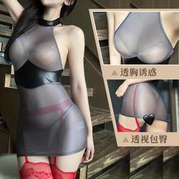 《愛網購》~PC18033~情趣內衣性感掛脖網紗透視開叉露背連衣裙花邊蕾絲套裝情趣內衣性感睡衣角色扮演 歷史價格詳細信息