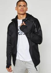 ADIDAS Z.N.E. 愛迪達ZNE灰色長袖帽T 灰色連帽T恤 男 JE3070 歷史價格詳細信息