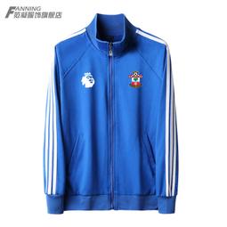 立領運動外套西班牙埃瓦爾競技足球俱樂部西甲S.D. Eibar男女三道杠衛衣服拉鏈 歷史價格詳細信息