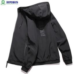 韓版夾克外套衣大碼帥氣男士潮流外套男春秋新款春季牛仔-時尚男裝 歷史價格詳細信息