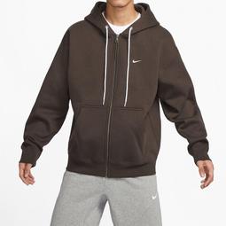 Nike 外套 Solo Swoosh 男款 灰 連帽外套 重磅 挺版 內刷毛 刺繡【ACS】 DR0404-063 歷史價格詳細信息